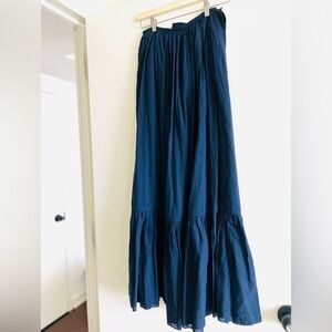 Loup Charmant Navy Maxi Skirt NWOT